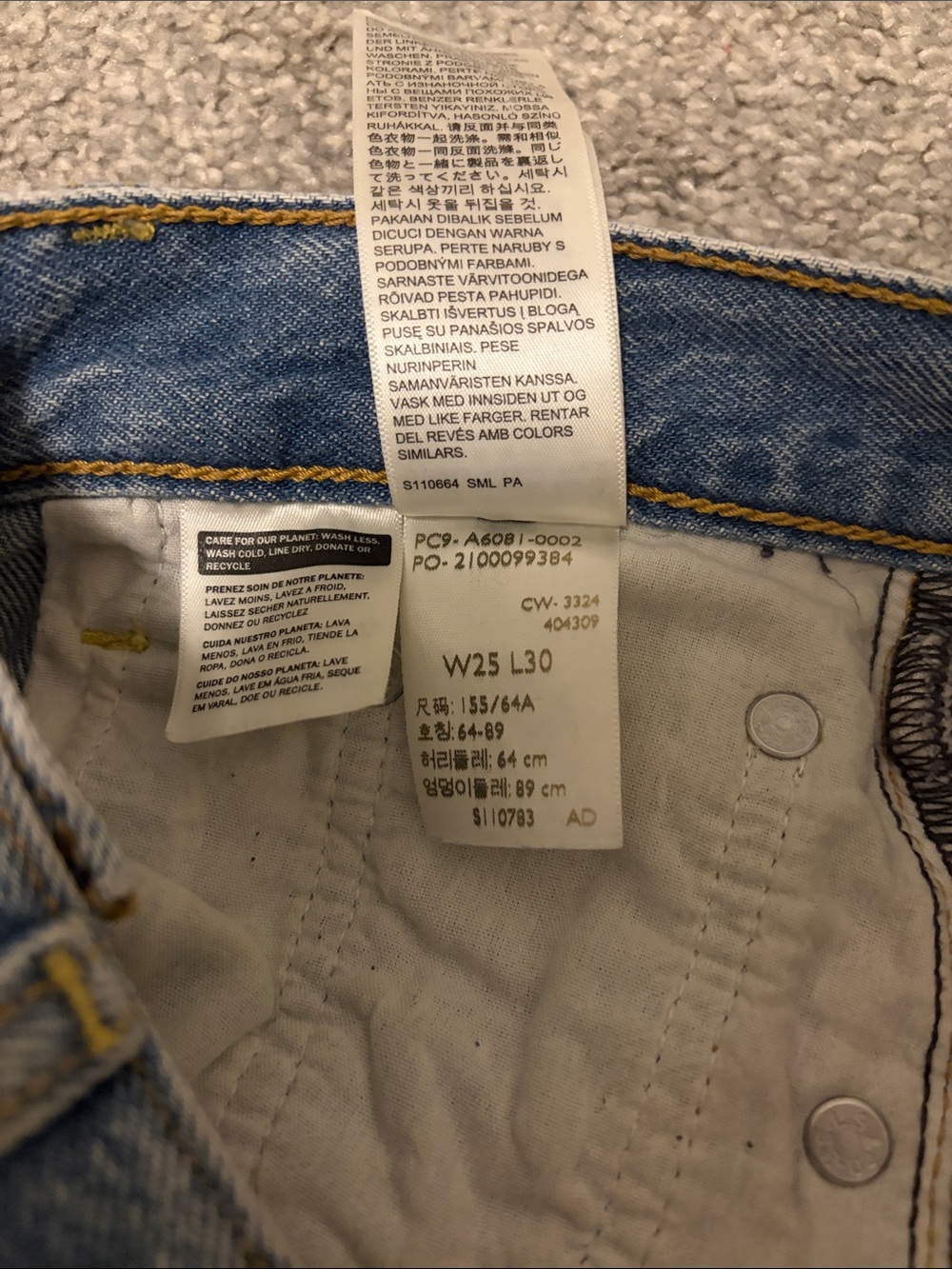 Levi’s Ribcage Wide Leg Women's Jeans - Light Blue - Picture 5 of 5